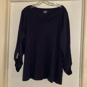 Lands-end Women's Black Top